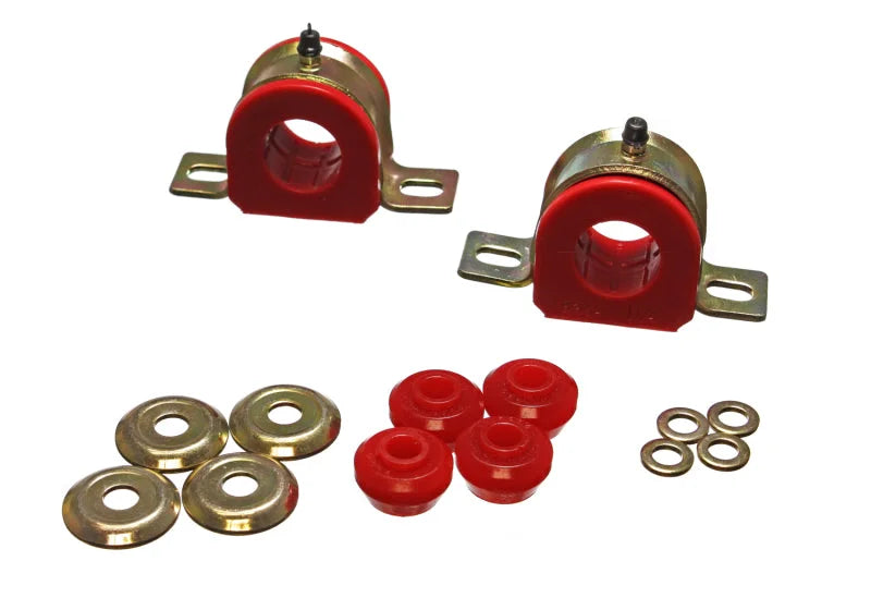Energy Suspension 94-01 Dodge Ram 1500 / 94-02 Ram 2500/3500 4WD Red 30mm Front Sway Bar Bushings - Main Product View