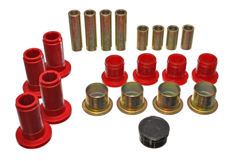Energy Suspension 94-01 Ram 1500 / 94-02 Ram 2500/3500 2WD Red Front Control Arm Bushing Set - Main Product View