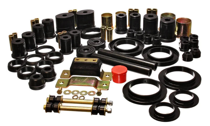 Energy Suspension 94-95 Ford Mustang Black Hyper-flex Master Bushing Set w/ V-8 - Main Product View