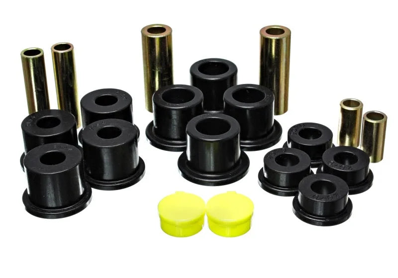 Energy Suspension 94-97 Ford F Super Duty Black Leaf Spring Bushing Set - Main Product View