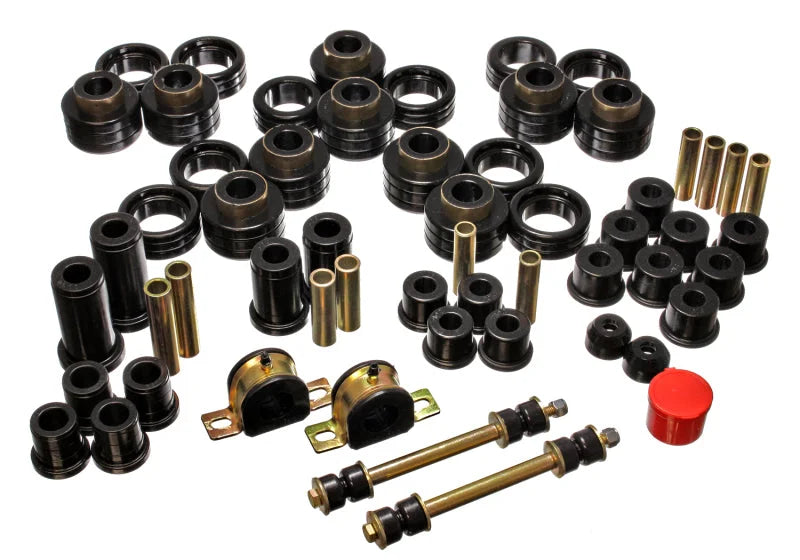Energy Suspension 95-97 Chevy Tahoe / GMC Denali 4WD Black Hyper-flex Master Bushing Set - Main Product View