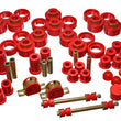 Load image into Gallery viewer, Energy Suspension 95-97 Chevy Tahoe / GMC Denali 4WD Red Hyper-flex Master Bushing Set - Main Product View