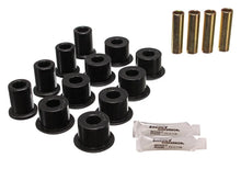 Load image into Gallery viewer, Energy Suspension 95-97 Toyota Tacoma / 89 4Runner / 89-95 Pick Up Black Rear Leaf Spring Shackle Bu - Main Product View