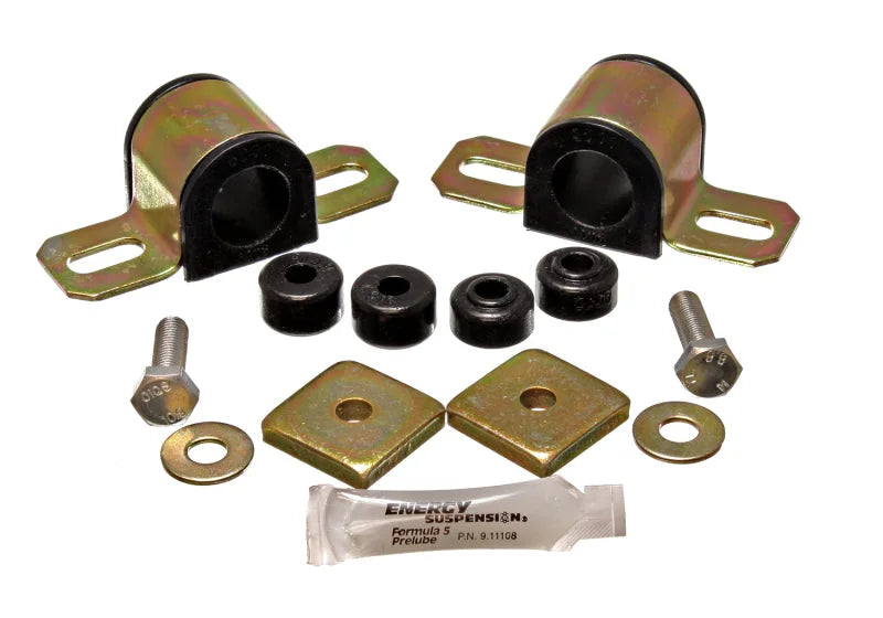 Energy Suspension 95-98 Nissan 240SX (S14) Black 27mm Front Sway Bar Frame Bushings (Sway bar end li - Main Product View