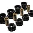Load image into Gallery viewer, Energy Suspension 95-98 Nissan 240SX (S14) Black Rear Subframe Insert Set (Must reuse all metal part - Main Product View