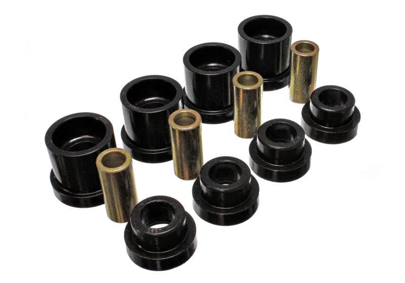 Energy Suspension 95-98 Nissan 240SX (S14) Black Rear Subframe Insert Set (Must reuse all metal part - Main Product View