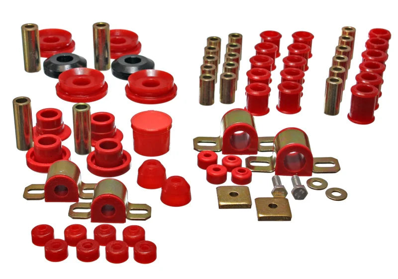Energy Suspension 95-98 Nissan 240SX (S14) Red Hyper-Flex Master Bushing Set - Main Product View