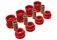 Load image into Gallery viewer, Energy Suspension 95-98 Nissan 240SX (S14) Red Rear Subframe Insert Set (Must reuse all metal parts) - Main Product View