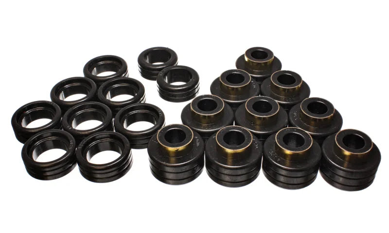 Energy Suspension 95-99 GM Tahoe/Yukon/Denali 2WD/4WD Black Body (Cab) Mount Set - Main Product View