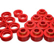 Load image into Gallery viewer, Energy Suspension 95-99 GM Tahoe/Yukon/Denali 2WD/4WD Red Body (Cab) Mount Set - Side View