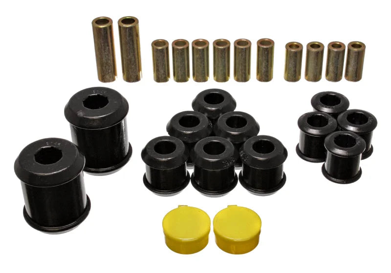 Energy Suspension 95-99 Mitsubishi Eclipse FWD/AWD Black Rear Control Arm Bushing Set - Main Product View