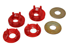 Load image into Gallery viewer, Energy Suspension 95-99 Mitsubishi Eclipse FWD/AWD Red Motor Mount Inserts (2 Torque Mount Positions - Side View