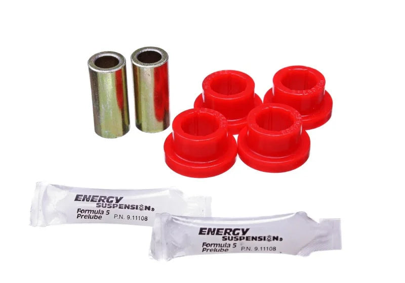 Energy Suspension 96-02 Toyota 4-Runner 2WD/4WD Red Rear Track Arm Bushing Set - Side View