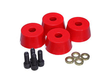 Load image into Gallery viewer, Energy Suspension 96-02 Toyota 4Runner Front Hyper Flex Red Bump Stop Set - Main Product View