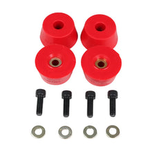 Load image into Gallery viewer, Energy Suspension 96-02 Toyota 4Runner Front Hyper Flex Red Bump Stop Set - Side View