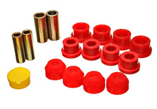 Load image into Gallery viewer, Energy Suspension 96-98 Toyota Rav4 Red Rear End Control Arm Bushing Set - Main Product View