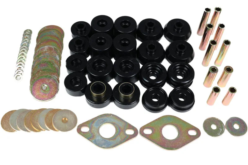 Energy Suspension 96-99 Toyota 4Runner 2WD/4WD Black Body Mount Bushing Set - Side View