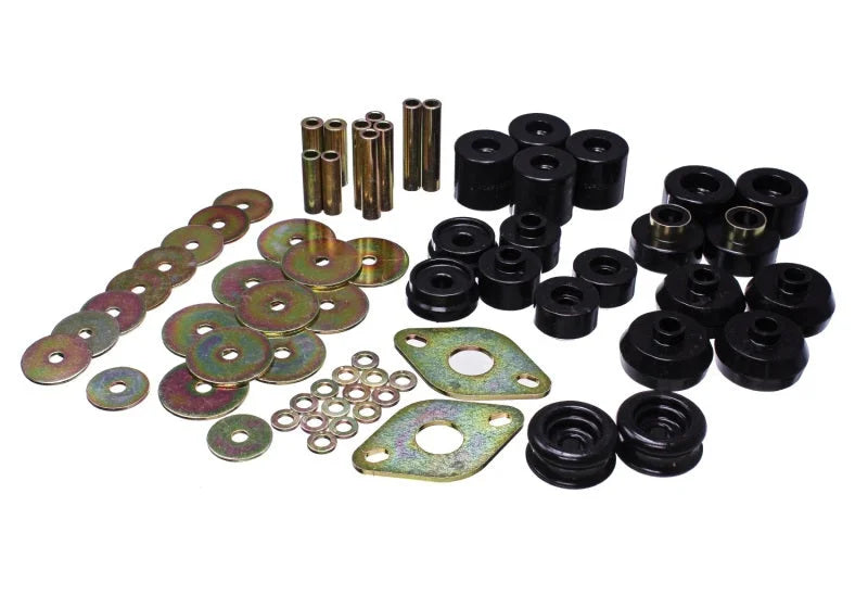 Energy Suspension 96-99 Toyota 4Runner 2WD/4WD Black Body Mount Bushing Set - Back View