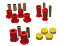 Load image into Gallery viewer, Energy Suspension 97-01 Dodge Dakota 2WD Red Front Control Arm Bushing Set - Main Product View