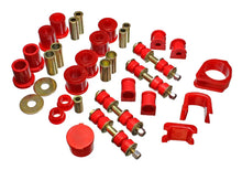Load image into Gallery viewer, Energy Suspension 97-01 Ford Escort/ZX2 Red Hyper-flex Master Bushing Set - Main Product View