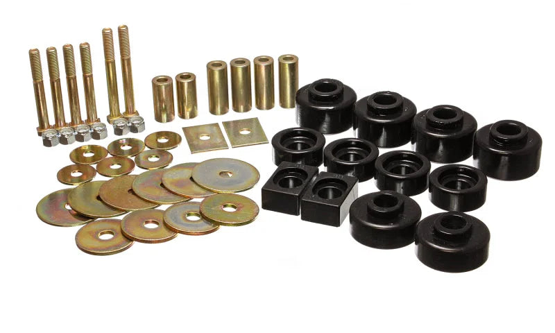 Energy Suspension 97-03 Ford F-100/F-150 2WD/F250 2WD & L-Duty Black Body (Ext Cab ONLY ) Mount Set - Main Product View