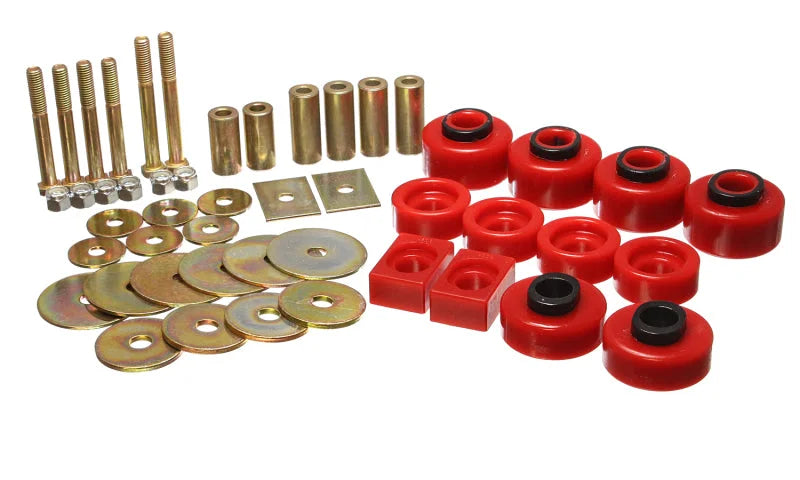 Energy Suspension 97-03 Ford F-100/F-150 2WD/F250 2WD & L-Duty Red Body (Ext Cab ONLY ) Mount Set - Main Product View