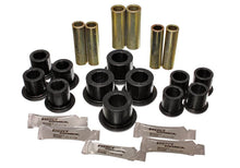 Load image into Gallery viewer, Energy Suspension 97-03 Ford F100/F150/F250 2WD Black Rear Leaf Spring Bushing Set - Main Product View