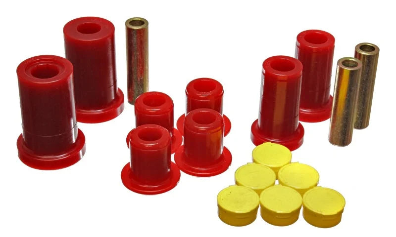 Energy Suspension 97-03 Ford F100/F150/F250 2WD Red Front Control Arm Bushings - Main Product View
