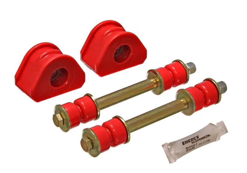 Energy Suspension 97-03 Ford F150 4wd/F250 Light Duty 4WD Red 27mm Front Sway Bar Bushing Set - Main Product View
