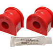 Load image into Gallery viewer, Energy Suspension 97-04 Chevy Corvette Red 19mm Rear Sway Bar Bushing Set - Reuse OE Brackets - Main Product View