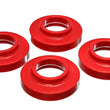 Load image into Gallery viewer, Energy Suspension 97-06 Jeep Wrangler TJ / 84-01 Cherokee Red Front or Rear Coil Lift Isolator Set