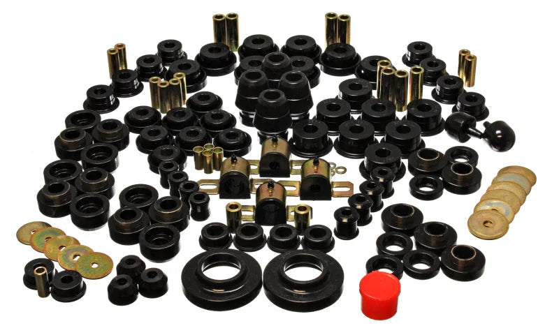 Energy Suspension 97-06 Jeep Wrangler TJ Black Hyper-Flex Master Bushing Set - Side View