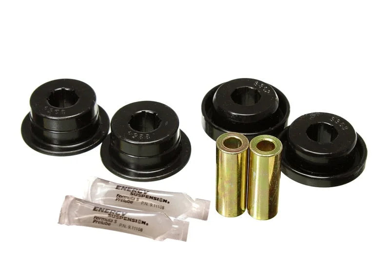 Energy Suspension 97-06 Jeep Wrangler TJ Front Control Arm Bushing - Axle Only Position - Red - Side View