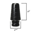 Load image into Gallery viewer, Energy Suspension 97-06 Jeep Wrangler TJ with 1 3/4 in lift Black Front Bump Stop Set (Set of 2) - Side View