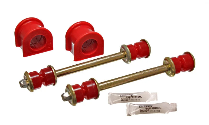 Energy Suspension 98-01 Ford Explorer/Bronco 2WD/4WD 34mm Red  Front Sway Bar Bushing Set - Main Product View