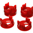 Load image into Gallery viewer, Energy Suspension 98-02 Dodge Ram 2500/3500 Red Motor Mount Insert Set for 5.9L Cummins 24V - Main Product View