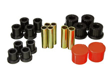 Load image into Gallery viewer, Energy Suspension 98-11 Ford Ranger 2/4WD Rear Leaf Spring Bushing Set - Black - Main Product View