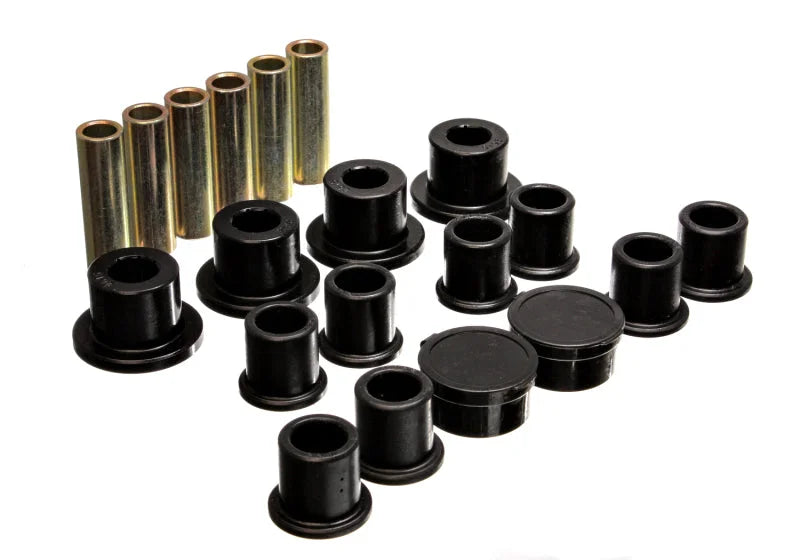 Energy Suspension 98-11 Ford Ranger Black Rear Leaf Spring Bushing Set - Main Product View