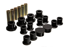 Load image into Gallery viewer, Energy Suspension 98-11 Ford Ranger Black Rear Leaf Spring Bushing Set - Main Product View