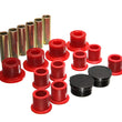 Load image into Gallery viewer, Energy Suspension 98-11 Ford Ranger Red Rear Leaf Spring Bushing Set - Main Product View
