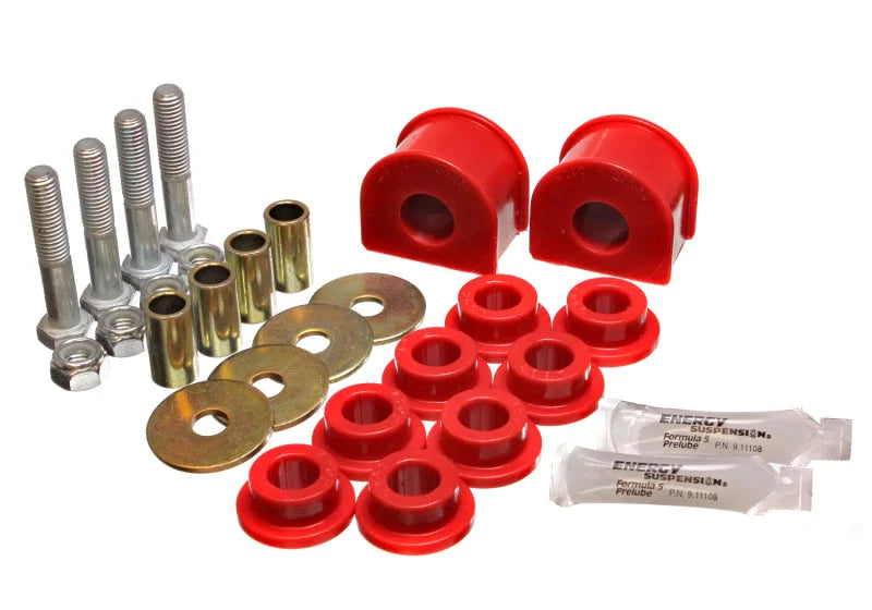 Energy Suspension 99-04 Ford F-150 Lightning 2WD Red Rear Sway Bar Bushing Set (Inc End Links) - Main Product View