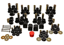 Load image into Gallery viewer, Energy Suspension 99-04 Ford F-250 4WD Superduty Black Hyper-flex Master Bushing Set - Main Product View