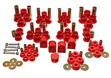 Load image into Gallery viewer, Energy Suspension 99-04 Ford F-250 4WD Superduty Red Hyper-flex Master Bushing Set - Main Product View