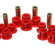 Load image into Gallery viewer, Energy Suspension 99-04 Ford F-350 2wd/F-250 SD 4wd/F-350 4wd Red Rear Leaf Spring Bushing Set - Main Product View