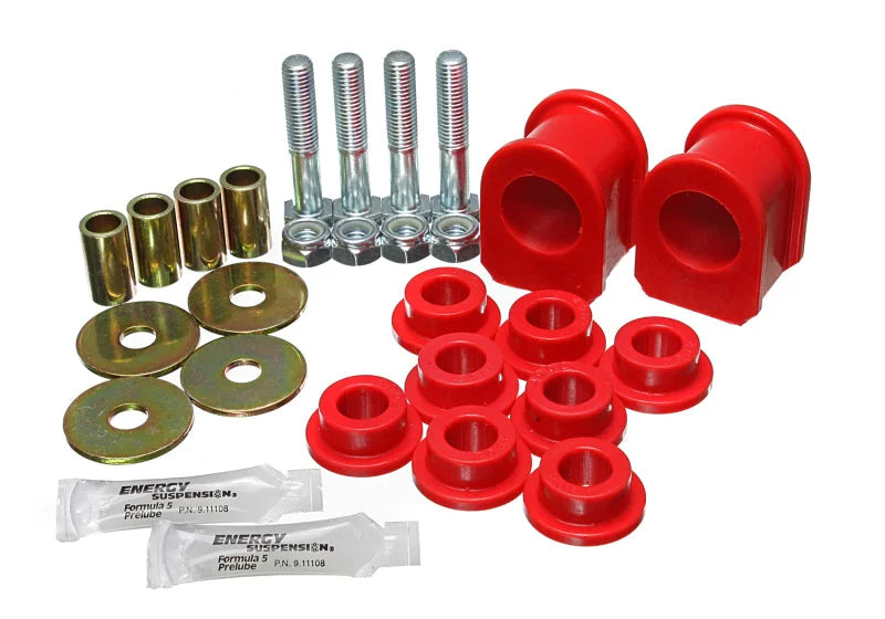 Energy Suspension 99-04 Ford F250 SD/350 4WD Red Front 1-1/4in Sway Bar Bushing Set - Main Product View