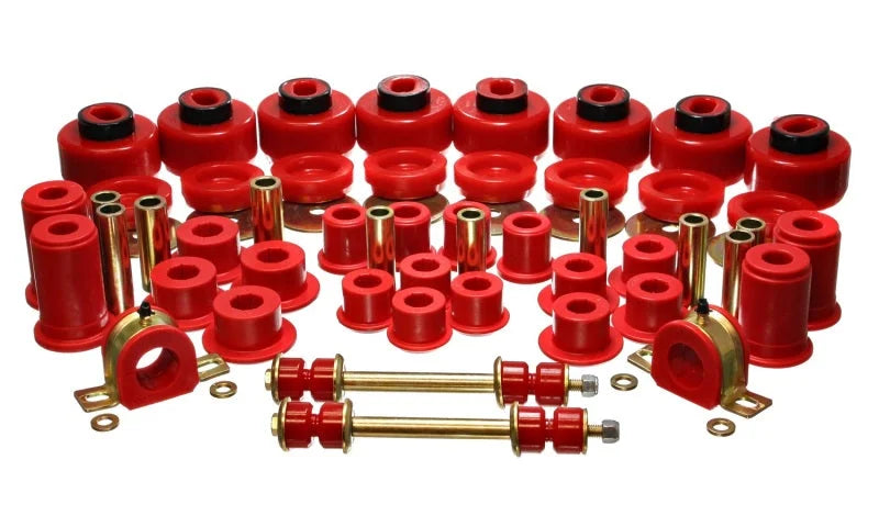 Energy Suspension 99-06 Chevy C1500 New Body Style Silverado 2WD Red Hyper-flex Master Bushing Set - Main Product View