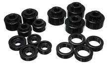 Load image into Gallery viewer, Energy Suspension 99-07 Ford F-250/F-350 SD 2/4WD Crew Cab Body Mount Set - Black - Main Product View
