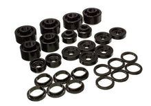 Load image into Gallery viewer, Energy Suspension 99-07 Ford F-250/F-350 SD 2/4WD Crew Cab Body Mount Set - Black - Side View