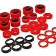Load image into Gallery viewer, Energy Suspension 99-07 Ford F-250/F-350 SD 2/4WD Crew Cab Body Mount Set - Red - Main Product View