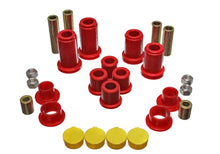 Load image into Gallery viewer, Energy Suspension 99-07 General Motors (Various) Red Front End Control Arm Bushing Set - Main Product View
